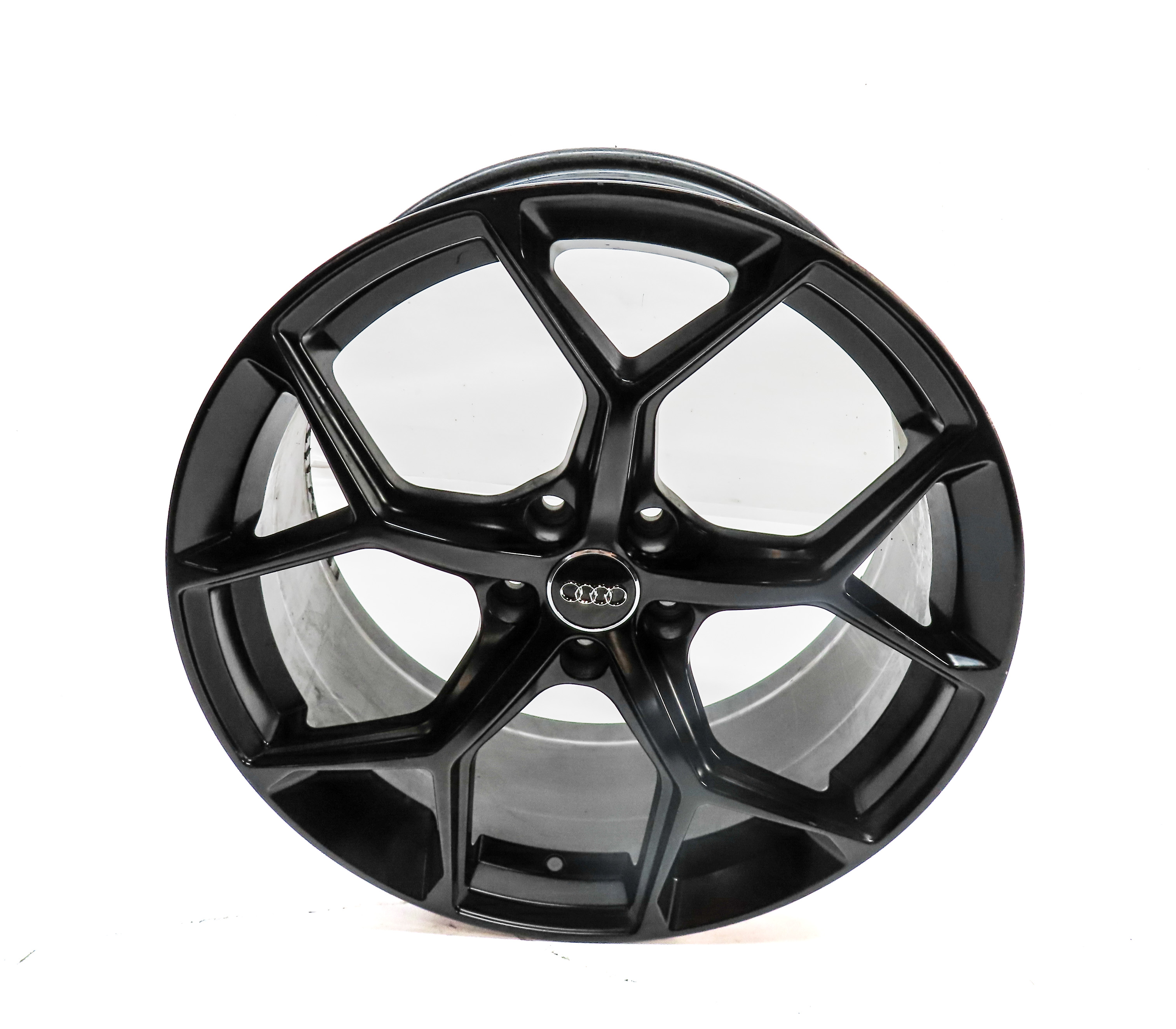 2019 AUDI S5 (B9) AFTERMARKET 19X8.5 INCH 5 Y SPOKE ALUMINUM WHEEL RIM (BLACK) — exact item pictured